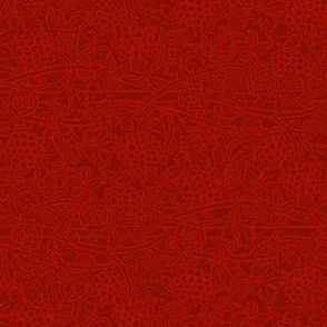 Turkey Red Concord Brocade