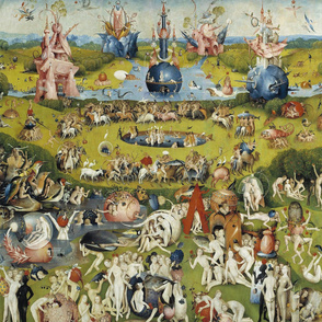 The Garden of Earthly Delights - Center panel (Hieronymus Bosh, 1510)