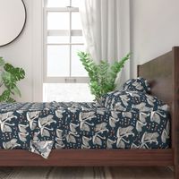 swans // lily pond swans geo dark blue navy blue swan bird girls sweet 