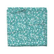 arrows scattered // aqua tribal southwest design in aqua teal blue