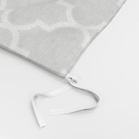 Stitched Quatrefoil in Cashmere Linen