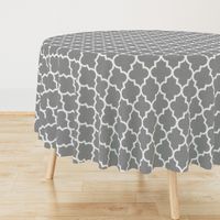 Stitched Quatrefoil in Cashmere Linen