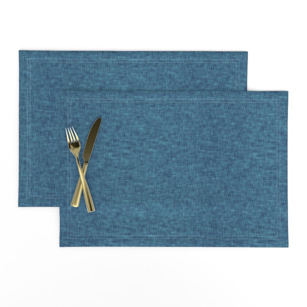 Solid Blue Linen