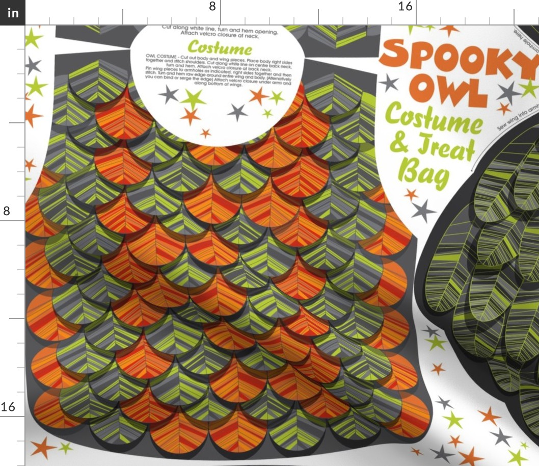 Spooky owl costume