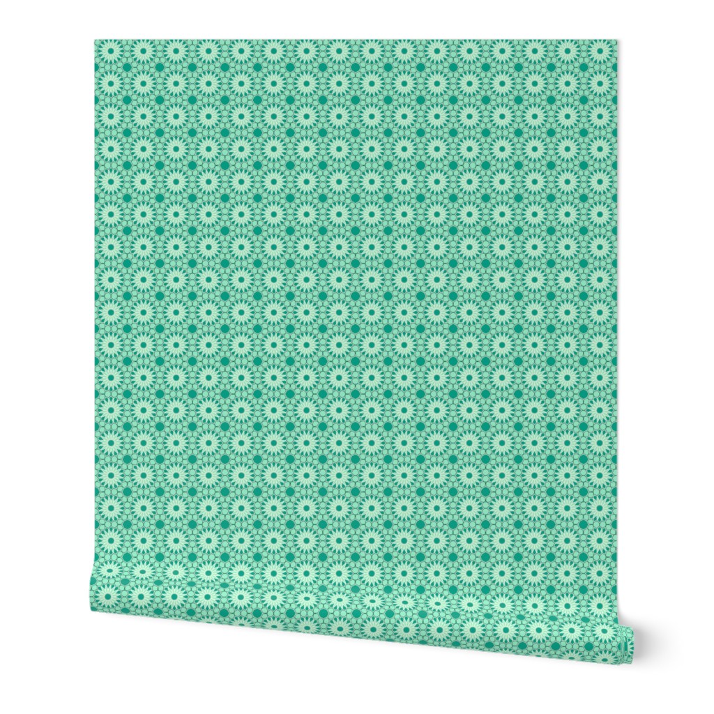 Rock Daisies - Mint Green