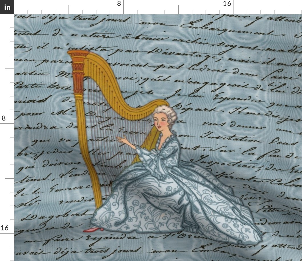 Dangerous Liaisons ~ Cecile's Harp Lessons ~ Pillow Sizes