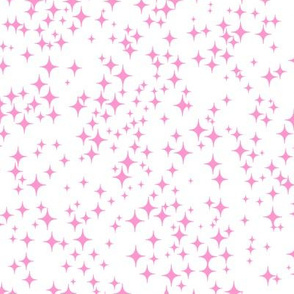 Sparkle - Pink on White