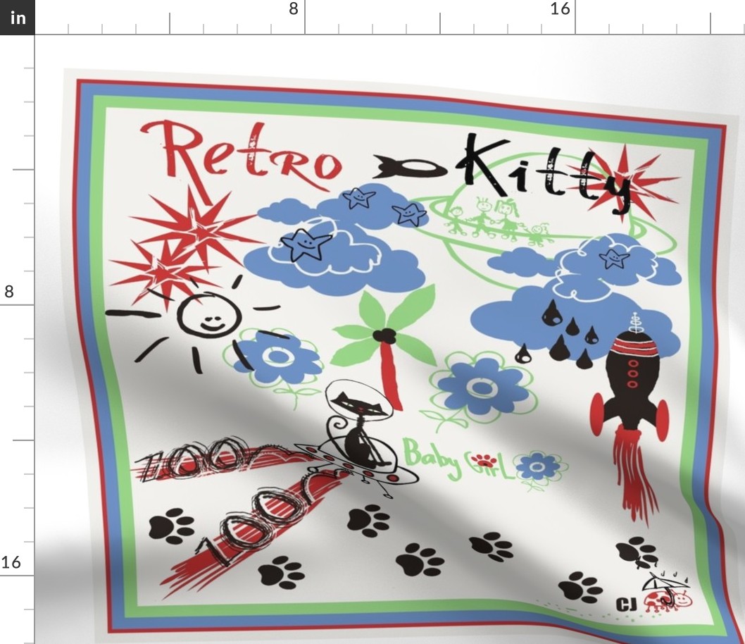 Retro Kitty / SCARF