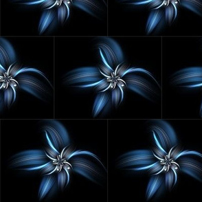 tiny blue blossoms