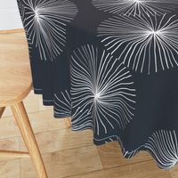 Dandelions M+M Navy Black by Friztin