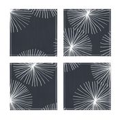 Dandelions M+M Navy Black by Friztin