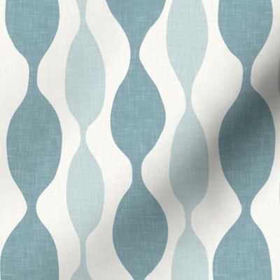 Sea and Spa Beaded Linen Stripe