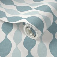 Sea and Spa Beaded Linen Stripe