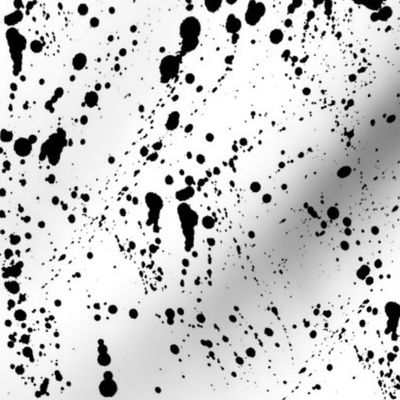 Absolute Black Ink Splatter