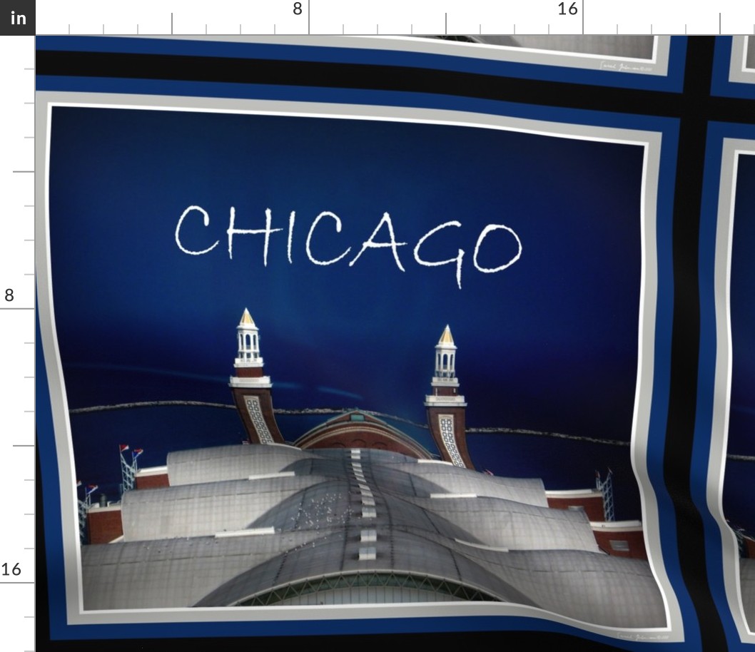 CHICAGO PIER- 18" SCARF