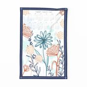2021 Wildflower Tea Towel Calendar