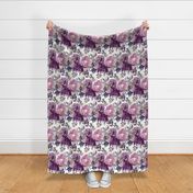 Purple Watercolor Floral