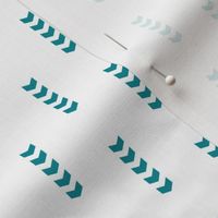 teal chevron sticks