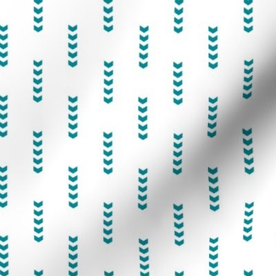 teal chevron sticks