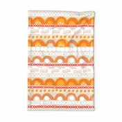 2024 citrus slice tea towel calendar