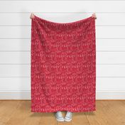 Personalised Name Fabric - Red