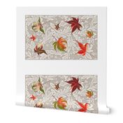 Falling Leaves tea towel