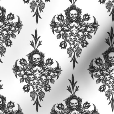 Skullflower Damask - small