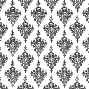 Skullflower Damask - small