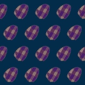 Indigo Plaid Polka 