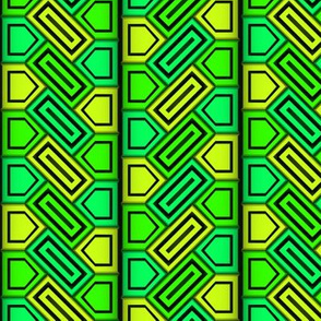Penta Pattern Green