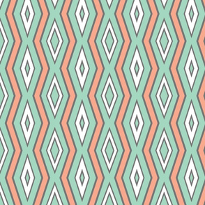 Mint_background_with_white___coral_lines_with_thickness_sample_b