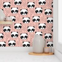 panda head // pink panda head cute panda design by andrea lauren pink panda fabric best panda design