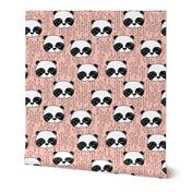 panda head // pink panda head cute panda design by andrea lauren pink panda fabric best panda design