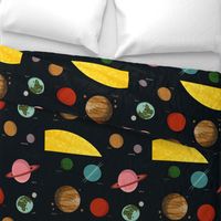 solar system // planets wall hanging 1 FQ planets fabric