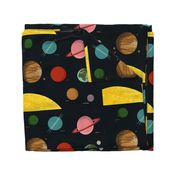 solar system // planets wall hanging 1 FQ planets fabric