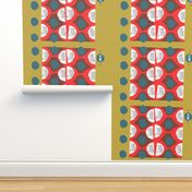 2024 retro tea towel calendar