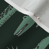 crocodiles // zoo animals crocodiles reptiles print, alligator pattern, alligator fabric, crocodiles fabric, andrea lauren design, andrea lauren fabric