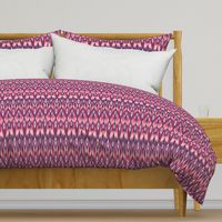 Purple Tribal Ikat