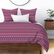 Purple Tribal Ikat