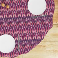 Purple Tribal Ikat