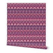 Purple Tribal Ikat