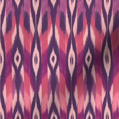 Purple Tribal Ikat