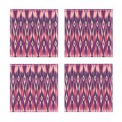 Purple Tribal Ikat