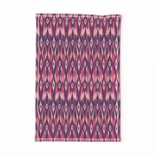 Purple Tribal Ikat