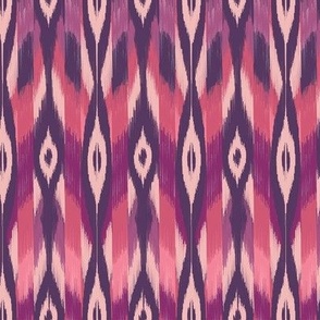 Purple Tribal Ikat
