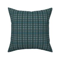 Small Brighter Plaid Blue/Gray/Green Design