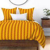 Pumpkin Stripe - orange, yellow, black