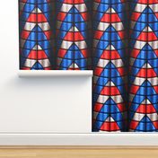 Superhero suits - Red, Blue, White