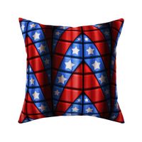 Superhero suits - Red, Blue, White Stars