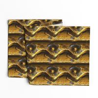 Riveted Metal - Brass